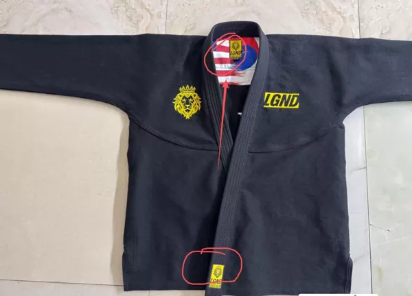 How do Pandawin Sports' custom BJJ gis balance the durability required for intense grappling with personalized branding needs?