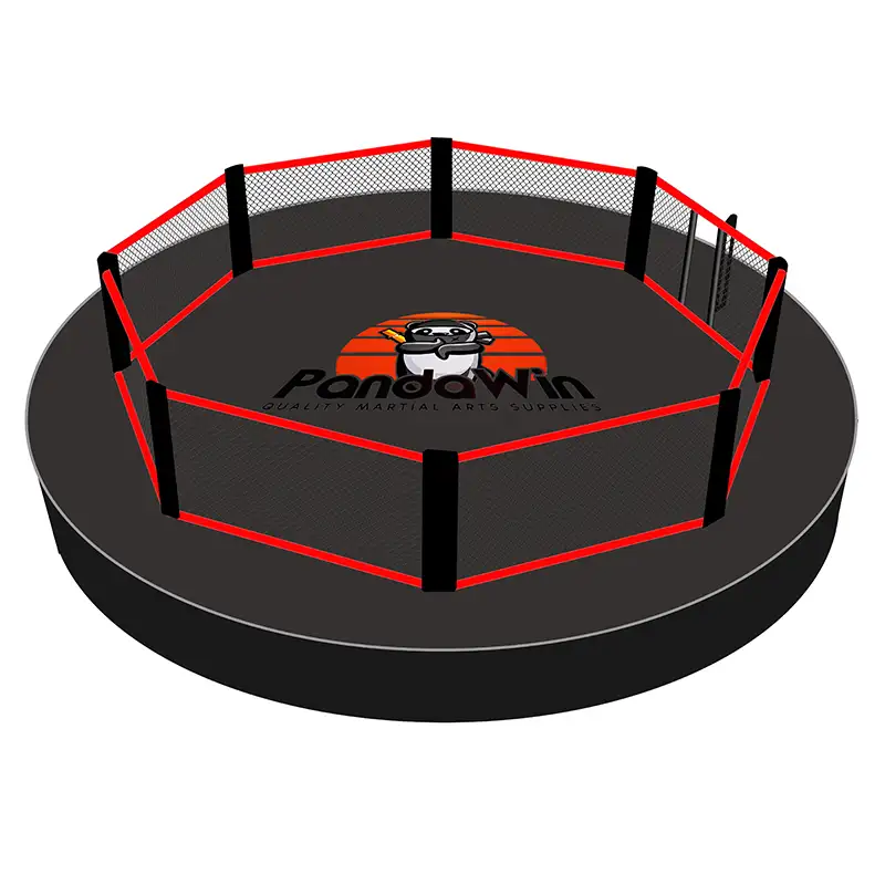 Round Octagonal Cage With Catwalk