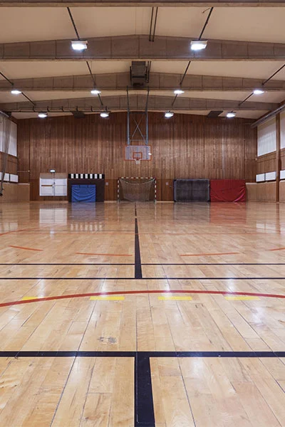 Sports school application scene with martial arts training