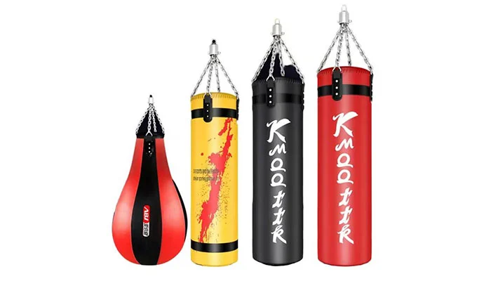 Boxing equipment product category including gloves and punching bags