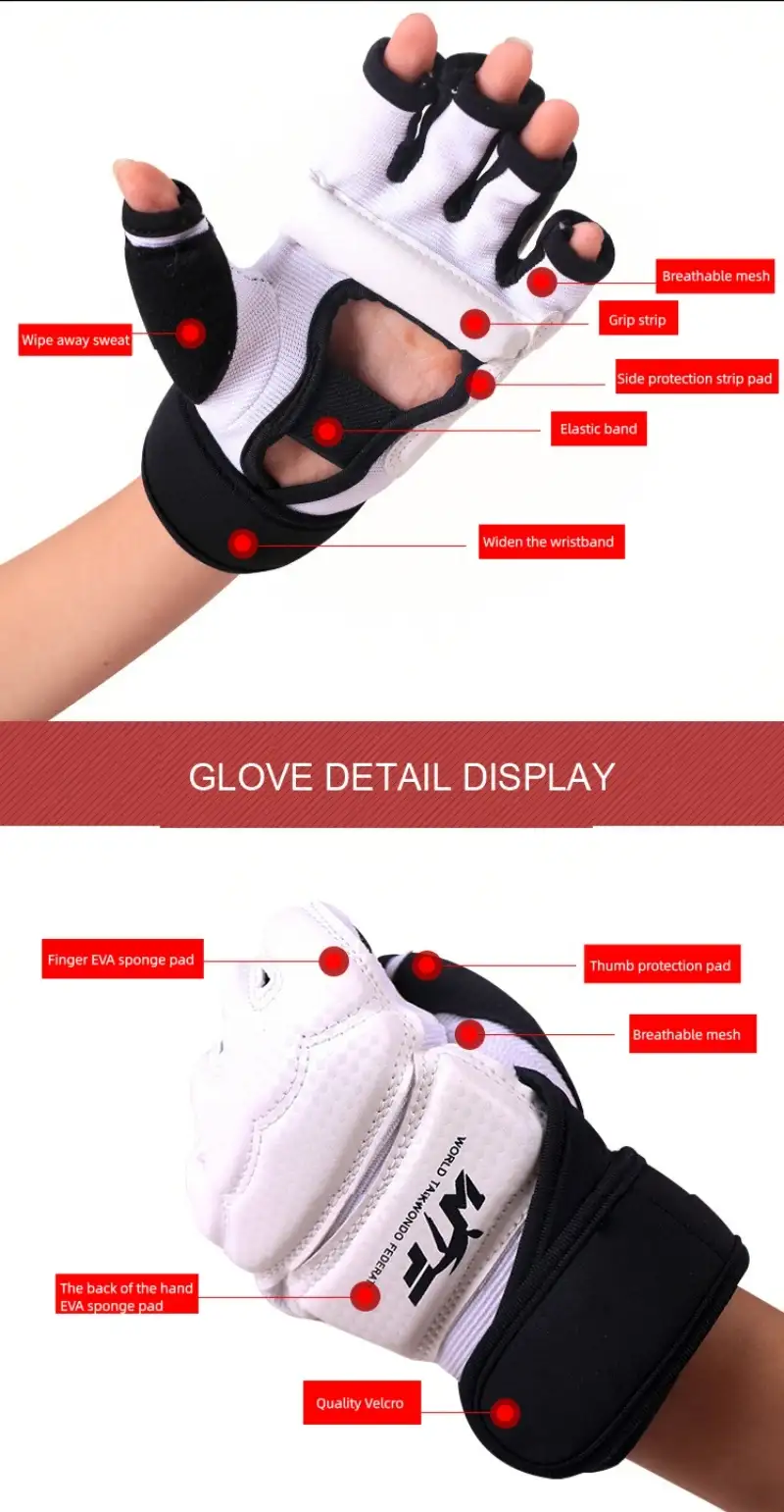Wtf Taekwondo Half Finger Guard