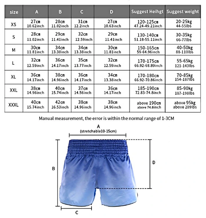 Printed Muay Thai Shorts