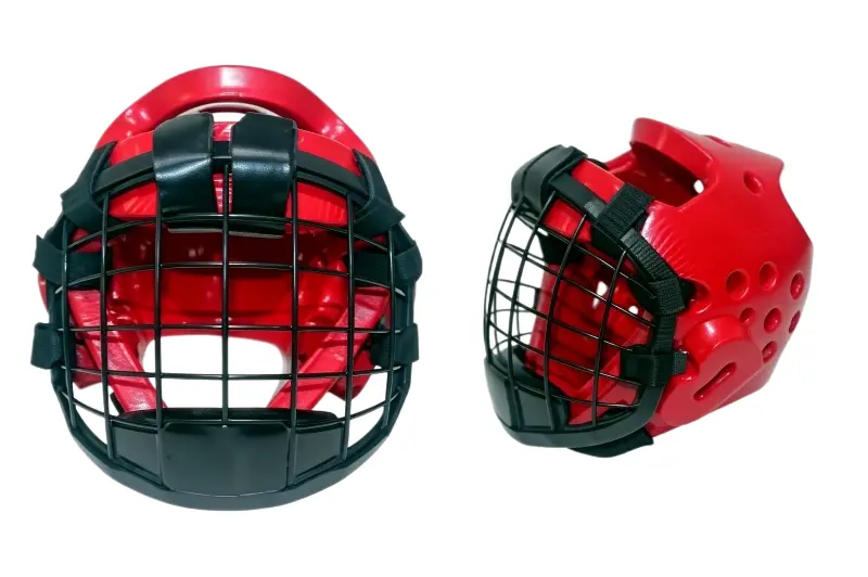 Taekwondo Headgear With Detachable Wire Mesh Mask