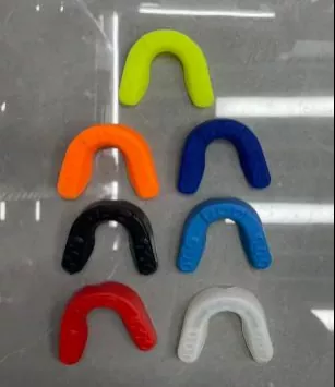 Silicone mouth guards in multiple colors