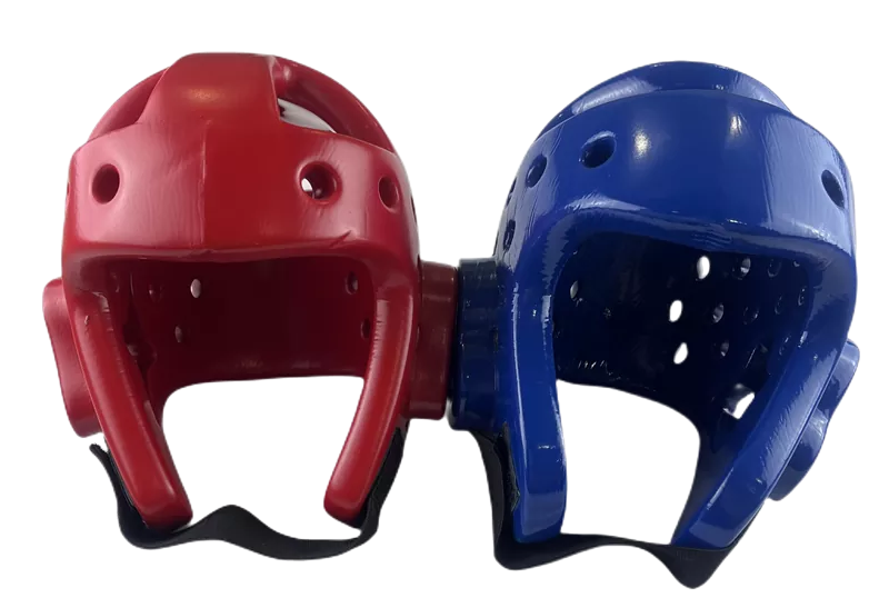 Open-face taekwondo head guard for adult competition and speed reaction training