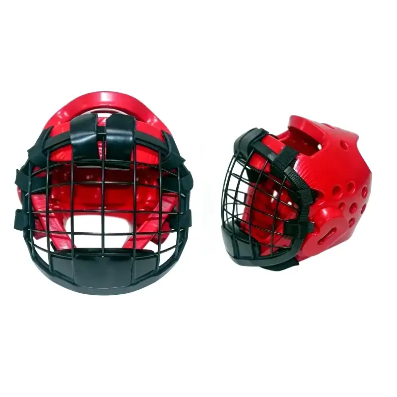Taekwondo Headgear with Detachable Wire Mesh Mask
